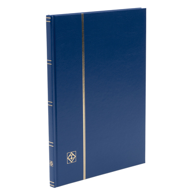 Classeur à bandes BASIC pour timbres-poste, 16 pages, bleu A4, pages noires