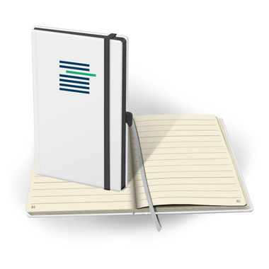 1 DE BIELLA Notizbuch bla Basic weiss A5 WP000140 liniert, Casina individualis. Summary DE