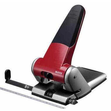 LEITZ Bucatrice registri 6.3mm 51800025 rosso 65 fogli