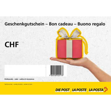 Gift voucher Post free