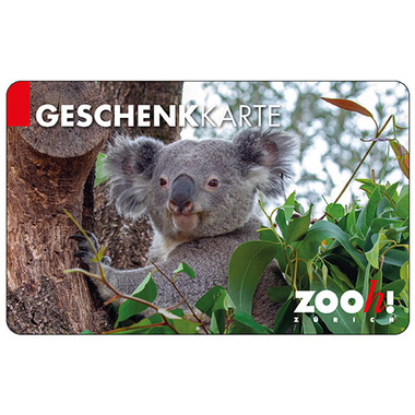 Carte cadeau Zoo Zürich variable
