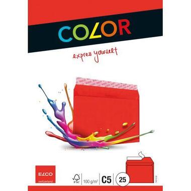 ELCO Busta Office s / finestra C5 74618.92 100g, rosso 25 pezzi