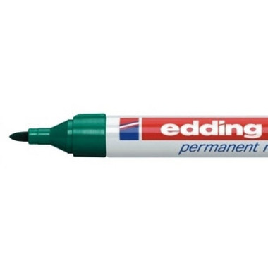 EDDING Permanent Marker 3000 1.5 - 3mm 3000 - 4 verde, impermeabile