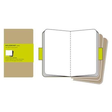 MOLESKINE Quaderno Cahier A6 704949 in bianco, natur 3 pezzi
