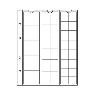 Leuchtturm Plastic pockets NUMIS MIX (5 p.)