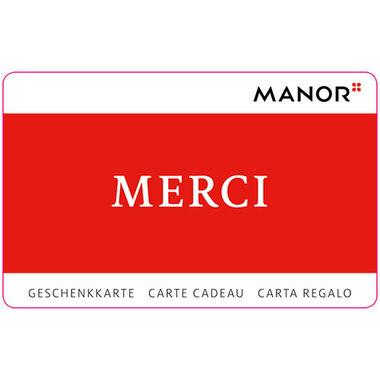 Geschenkkarte Manor Merci ab 20.-