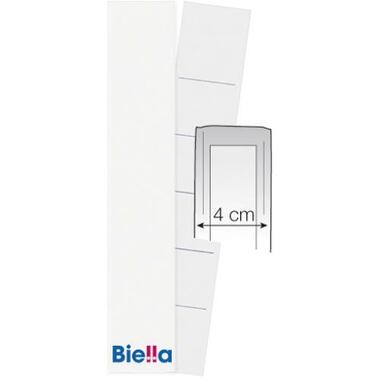 BIELLA Etiquettes doresales 27x145mm 19016400 blanc 25 pcs.
