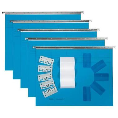 BIELLA Cartelle sosp. - Set 271455.05 azzurro 5 pezzi