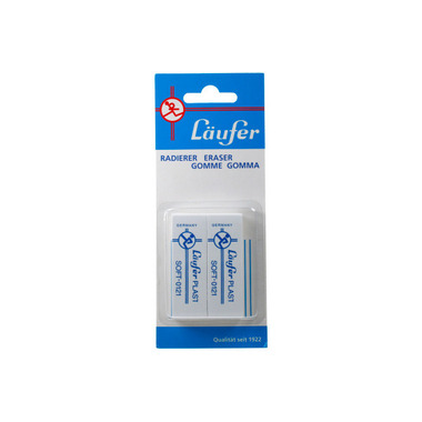 LÄUFER Gomma cance. Plast Soft 69806 2 pezzi 65x21x12mm