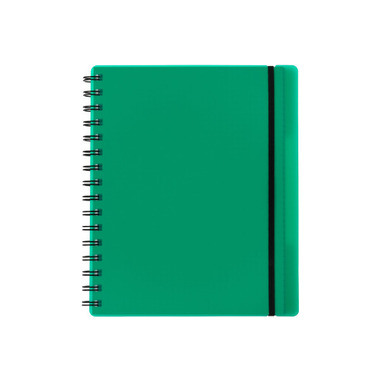 KOLMA Taccuino Easy KolmaFlex A5 06.551.01 verde, a quadretti 5mm 100 fg.