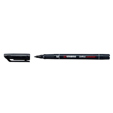 STABILO OHP Pen permanent 1mm 843 / 46 nero
