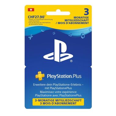 Giftcard Sony PS+ 3 Months