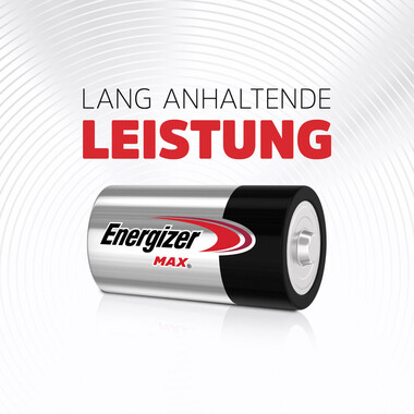 Pile Energizer Max Baby (C), 2 pcs Pack de 2 piles alcalines type C Energizer Max