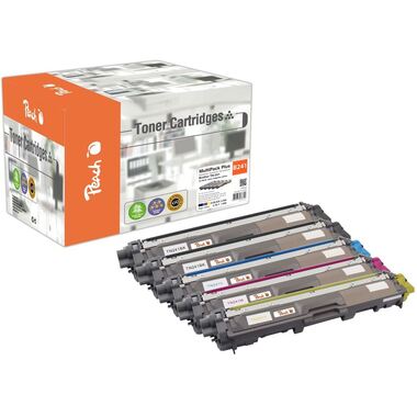 Peach Spar Pack Plus Tonermodule kompatibel zu Brother TN-241