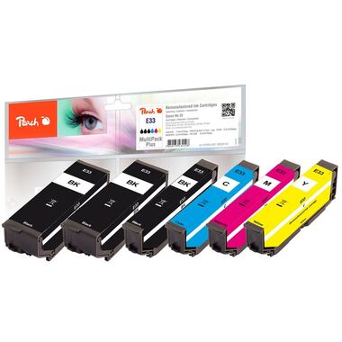 Peach Multi Pack Plus, compatible with Epson No. 33