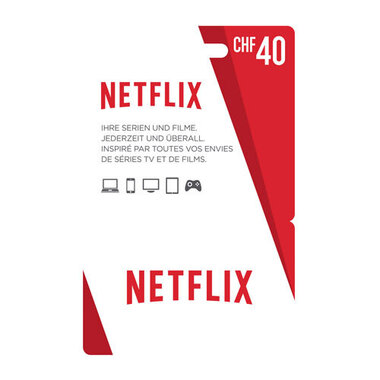 Carta regalo Netflix 40.-