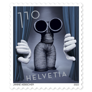 Stamp «50 years MUMMENSCHANZ»