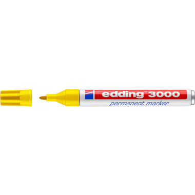 EDDING Permanent Marker 3000 1,5 - 3mm 3000 - 5 giallo