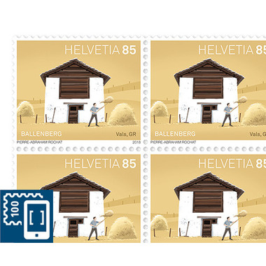 Enveloppe spéciale Crypto Stamp CHLI 3.0, Arc-en-ciel Timbres isolés (2 timbres, valeur d'affranchissement CHF 18.00) sur enveloppe spéciale C5, oblitéré