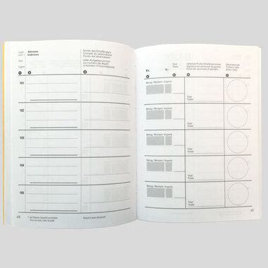Empfangsscheinbuch Empfangsscheinbuch (10 Stk.)