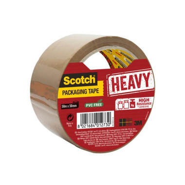 SCOTCH Ruban d'emb. 50mmx50m HV.5050.S roul., Heavy brun