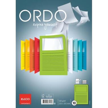 ELCO Dossier Ordo 120g A4 73695.62 verde, finestra 10 pz.