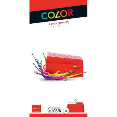 ELCO Busta Office s / finestra C5 / 6 74617.92 100g, rosso 25 pezzi
