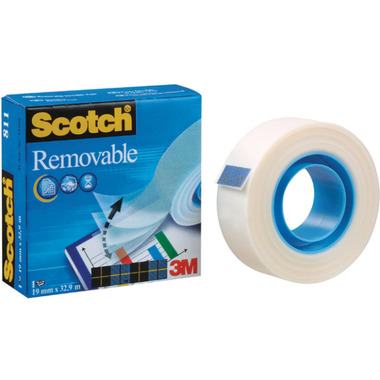 SCOTCH Tape 811 19mmx33m 8111933K unsichtbar, ablösbar