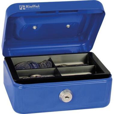 RIEFFEL Cassetta soldi Valorit VTGK1BLAU 7x15,3x12cm blu
