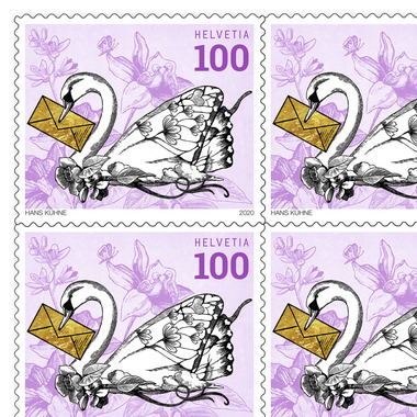 Francobolli CHF 1.00 «Matrimonio», Foglio da 10 francobolli