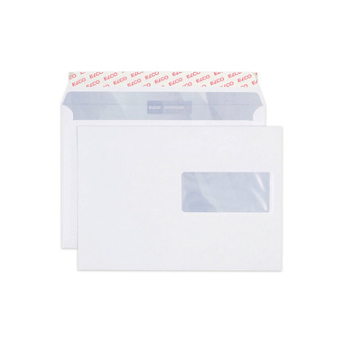 ELCO Envelope Office window ri. C5 74536.12 100g, white, glue 100 pcs.