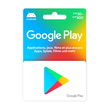 Carta regalo Google Play variable