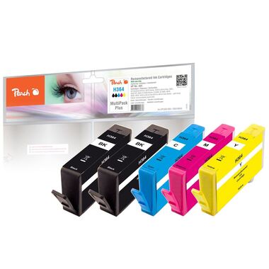 Peach Combi Pack Plus with chip compatible with HP No. 364, SD534EE