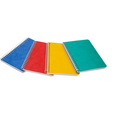 BÜROLINE Carnet spirale 7,6×11,1cm 540203 quadrillé blanc