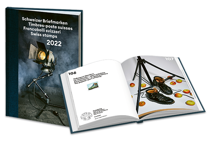 Jahrbuch der Schweizer Briefmarken 2022 Banner