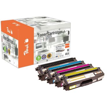 Peach Spar Pack Plus Tonermodule kompatibel zu Brother TN-423