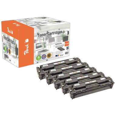 Peach Spar Pack Plus Tonermodule kompatibel zu HP No. 128A