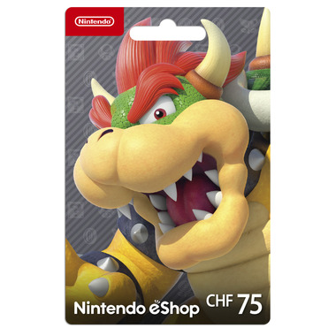 Carta regalo Nintendo eShop CHF 75.-