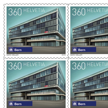 Timbres CHF 3.60 «Berna», Feuille de 10 timbres