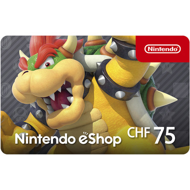 Digital gift card Nintendo 75 CHF