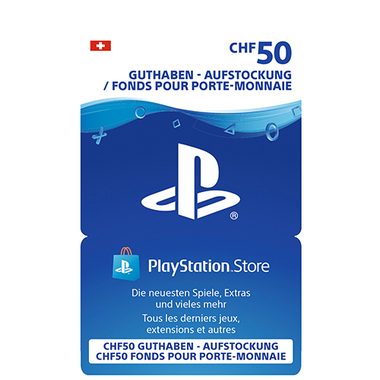 Carte cadeau Sony PSN CHF 50.-