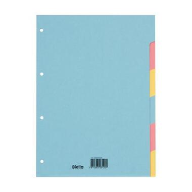 BIELLA Répertoires carton couleur A4 46044600 6 pcs., plein