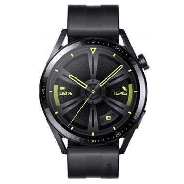 Huawei Watch GT3 Fluorel Strap (46mm, Black)