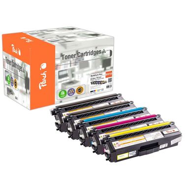 Peach Spar Pack Plus Tonermodule kompatibel zu Brother TN-910