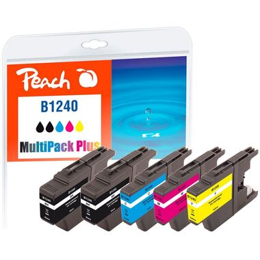 Peach Multipack Plus, compatible avec Brother LC-1240