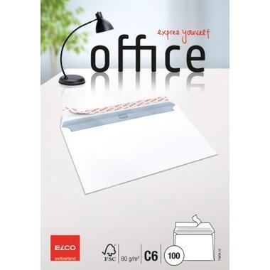 ELCO Busta Office s / finestra C6 74454.12 bianco 100 pezzi
