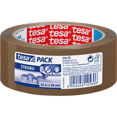 TESA Ruban d'emballage 38mmx66m 571660000 brun