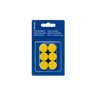 MAUL Calamita 20mm 6176213 giallo 6 pezzi