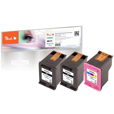 Peach Spar Pack Plus Druckköpfe kompatibel zu HP No. 300XL black, CC641EE, No. 300XL color, CC644EE