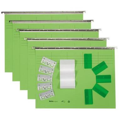 BIELLA Cartella sospesa set A4 83105 verde chiaro 5 pezzi